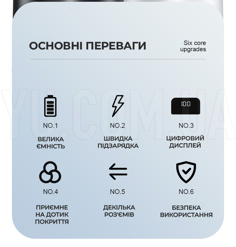 Зовнішній акумулятор (power bank) 30000мАг KP PD-30 портативний повербанк з високою потужністю Зовнішній акумулятор (power bank) 30000мАг KP PD-30 портативний повербанк з високою потужністю
